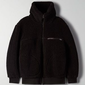 Aritzia zip up Teddy Jacket